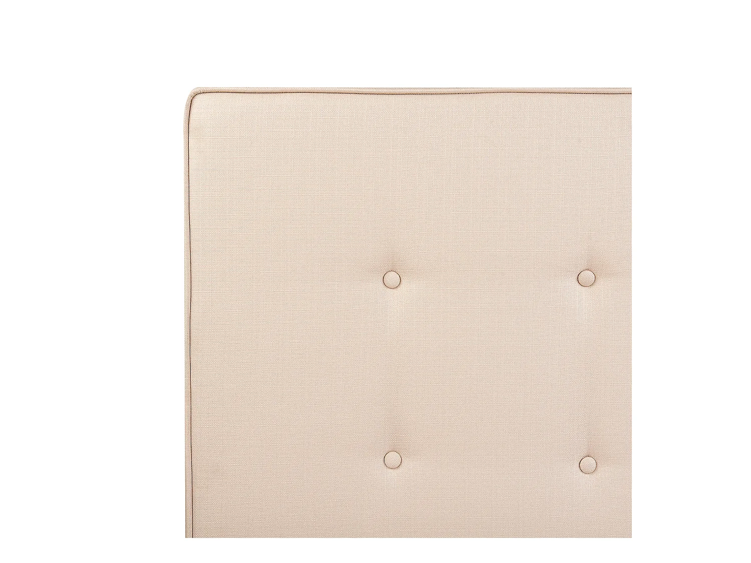 Lit avec sommier Tissu AMBASSADOR 160 x 200 cm Beige