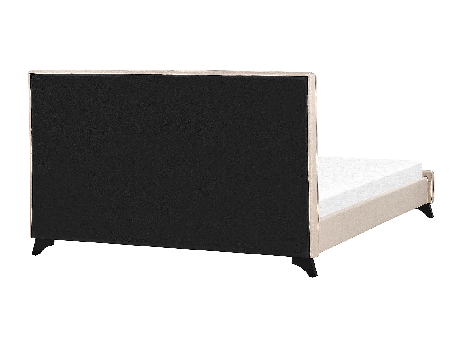 Lit avec sommier Tissu AMBASSADOR 160 x 200 cm Beige