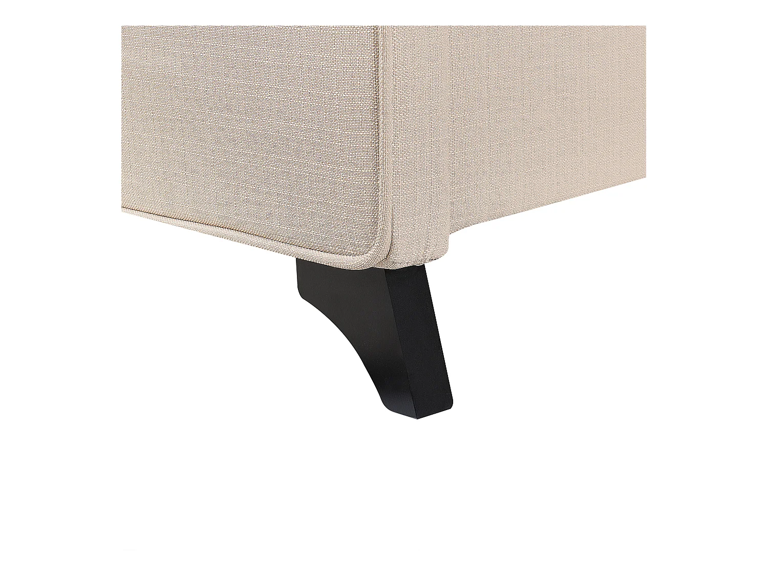 Lit avec sommier Tissu AMBASSADOR 140 x 200 cm Beige