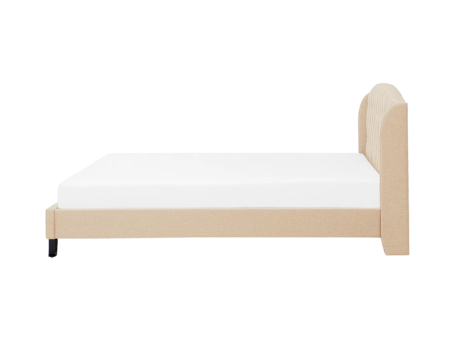 Bed Stof BORDEAUX 180 x 200 cm Beige