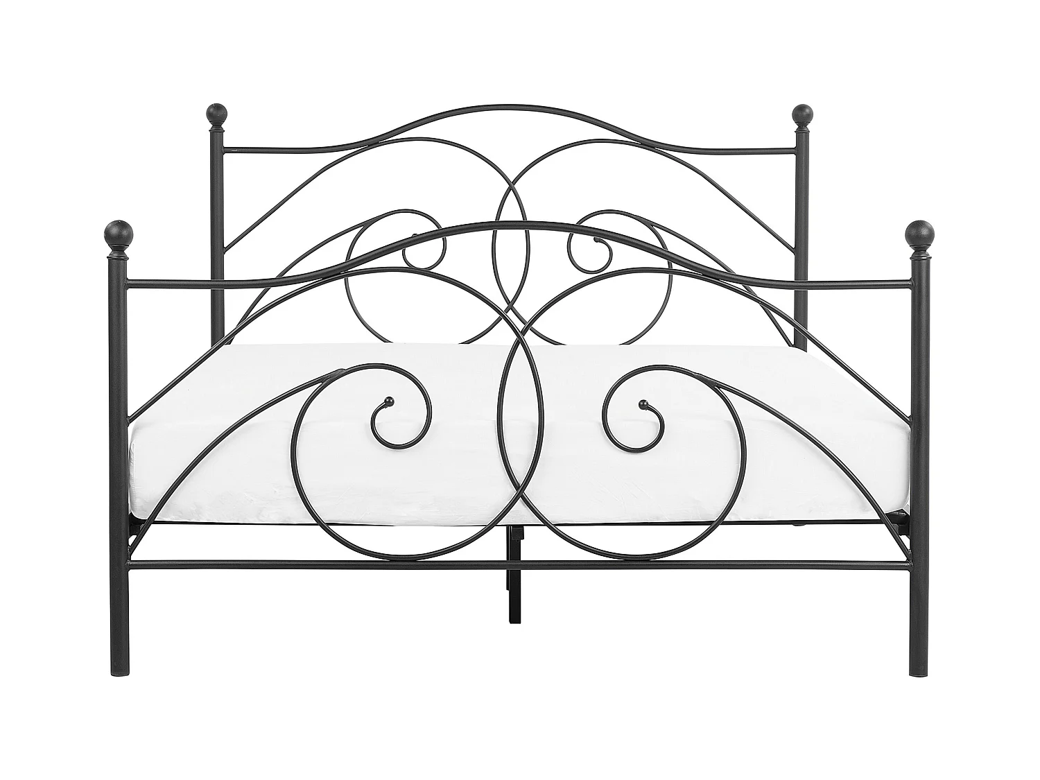 Bed Metaal DINARD 140 x 200 cm Zwart