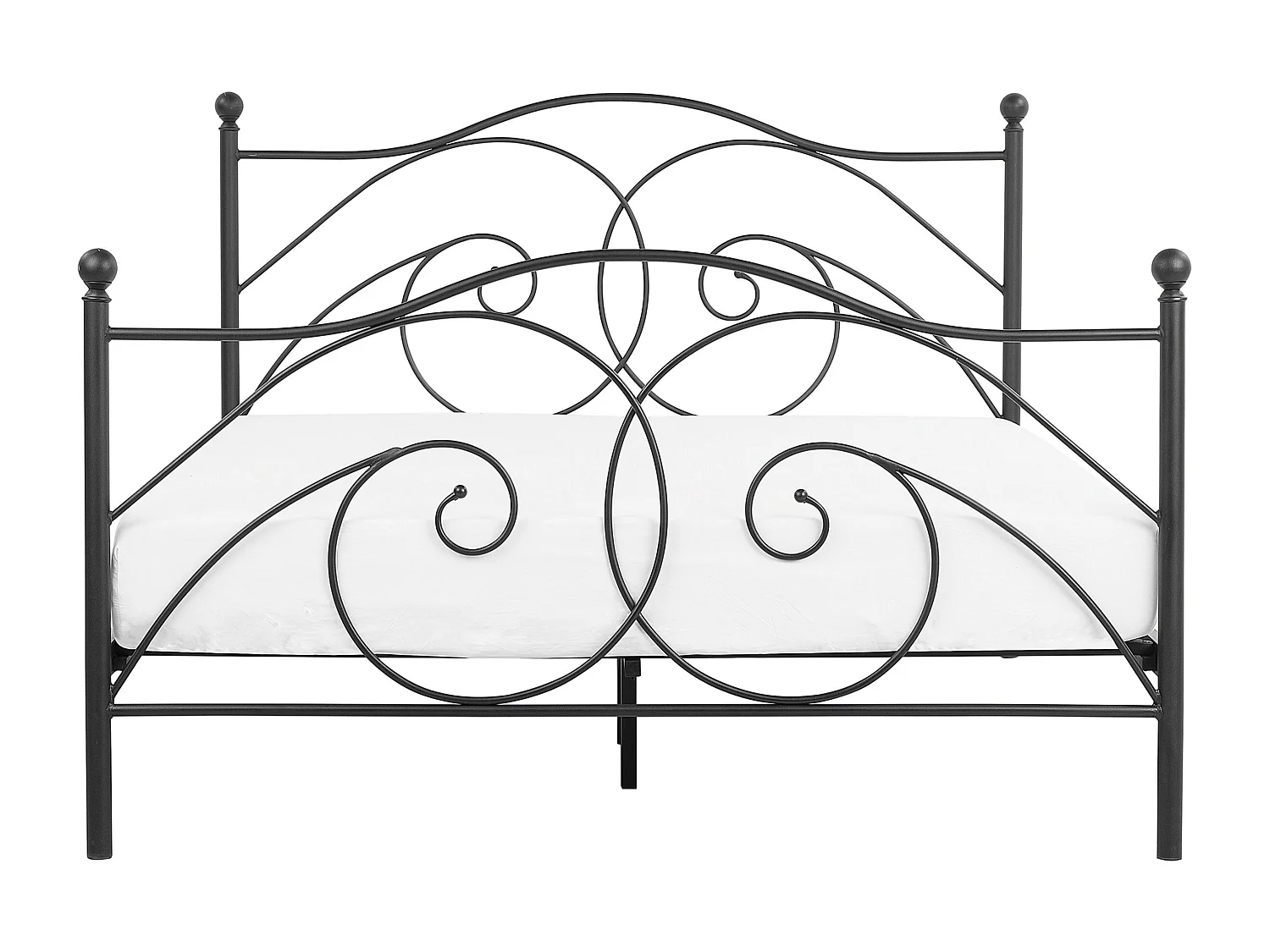 Bed Metaal DINARD 140 x 200 cm Zwart