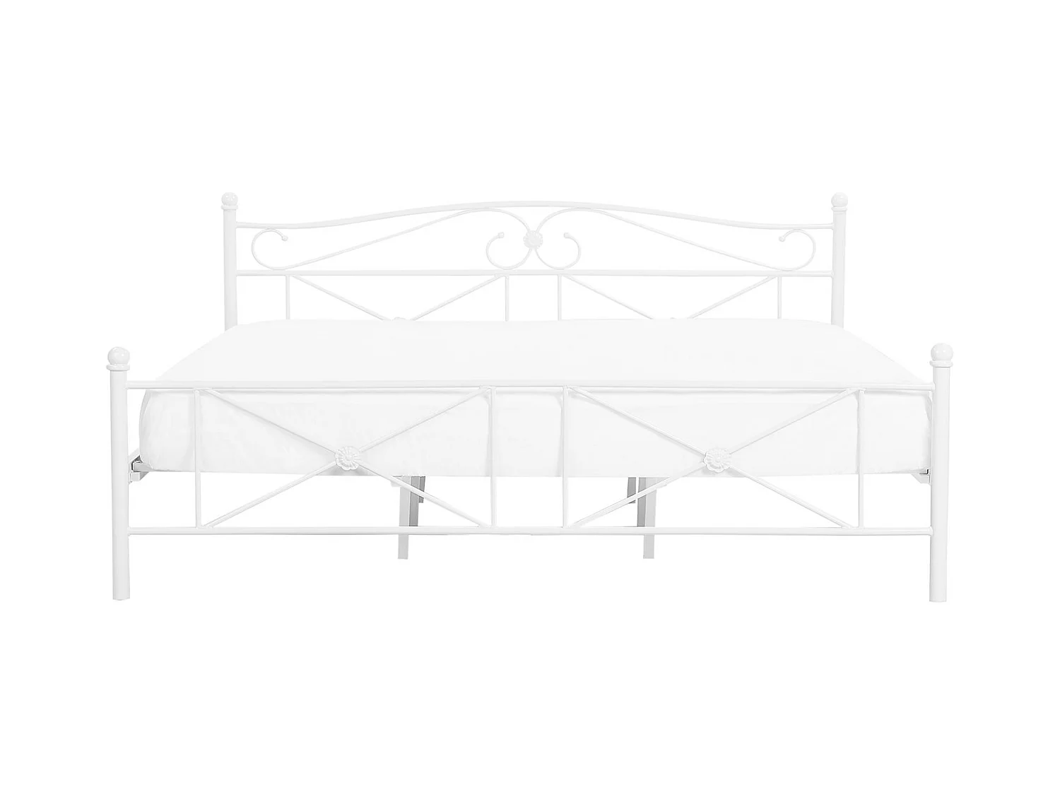 Bed Metaal RODEZ 180 x 200 cm Wit