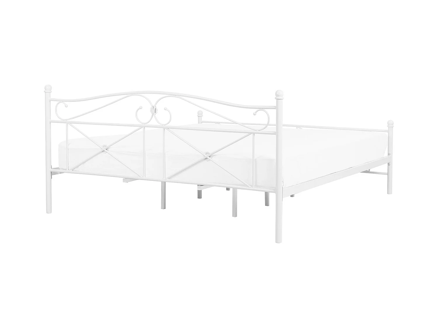 Bed Metaal RODEZ 180 x 200 cm Wit