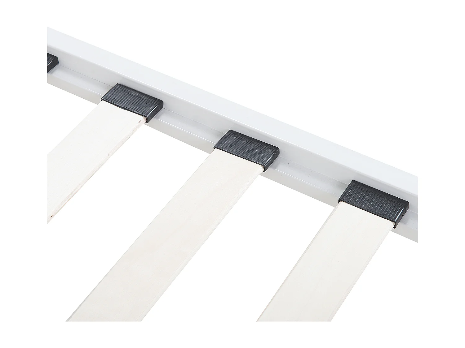 Lit avec sommier Métal RODEZ 180 x 200 cm Blanc