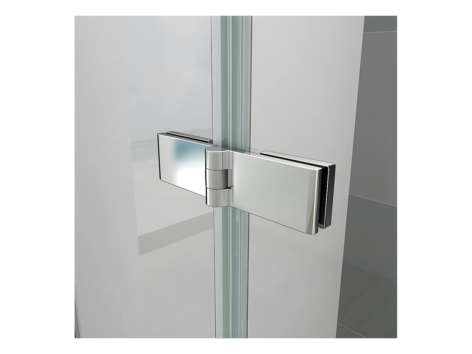 Pare-baignoire 130cm Hauteur 140cm, paroi de baignoire pivotant et pliant, 3 volets en verre anticalcaire