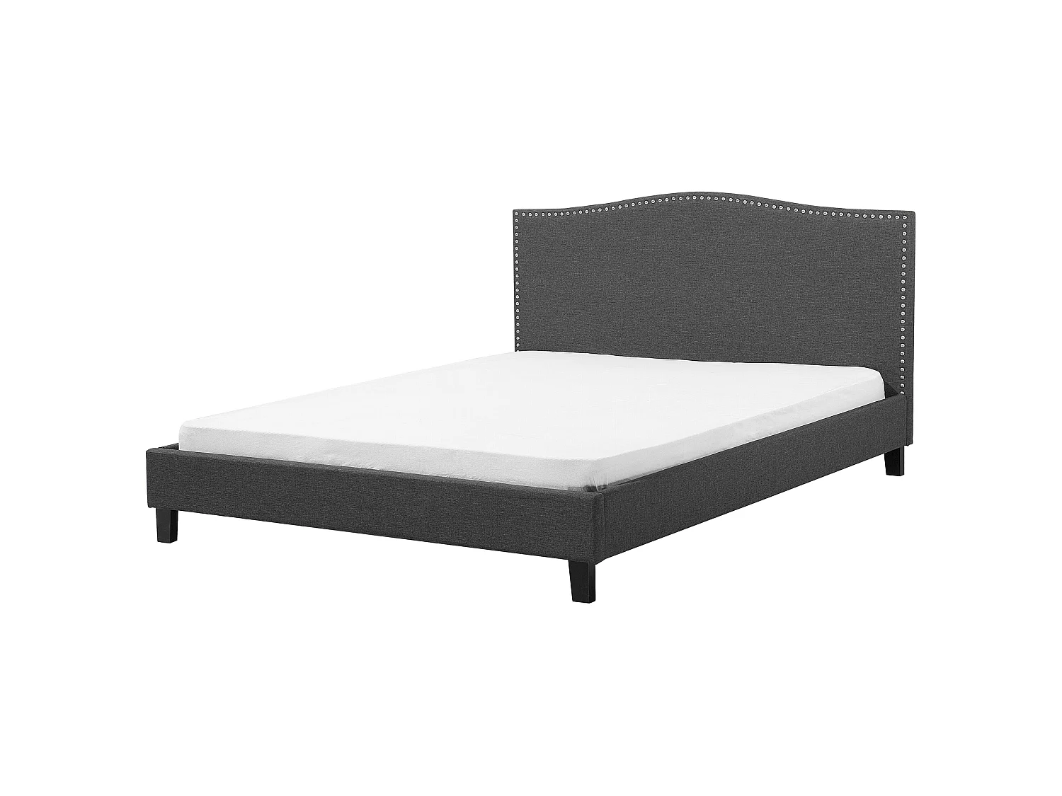Bed Fabric MONTPELLIER 180 x 200 cm (EU Super King) Dark Grey