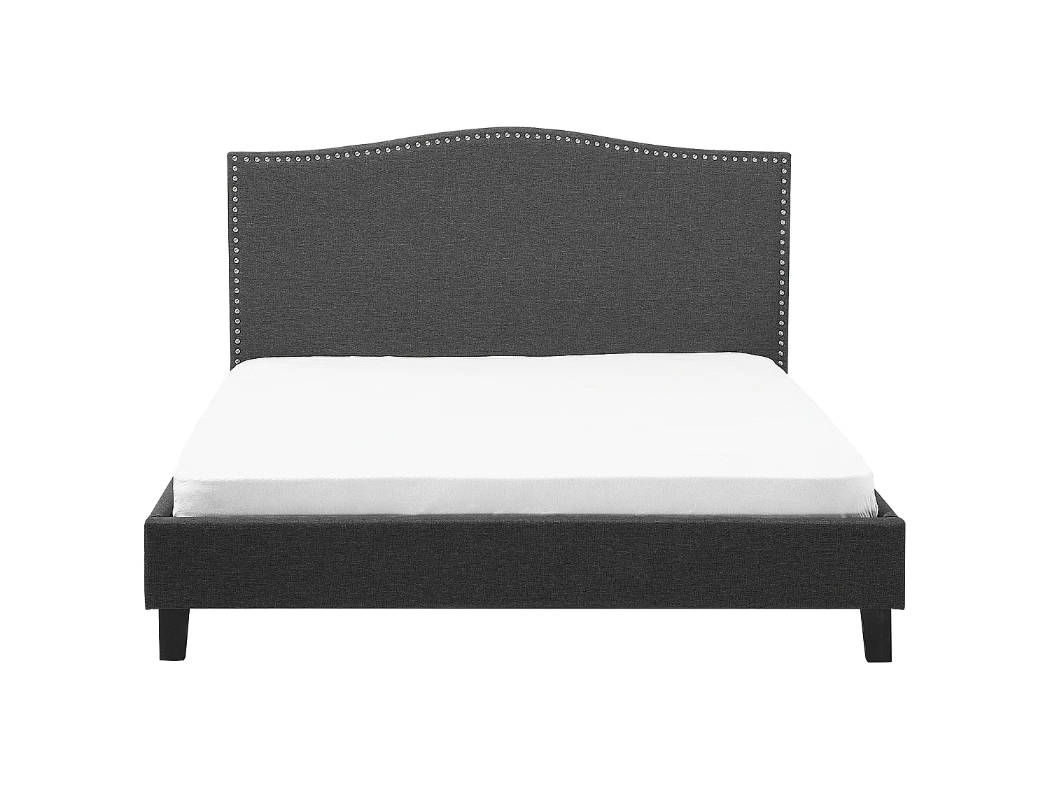 Bed Fabric MONTPELLIER 180 x 200 cm (EU Super King) Dark Grey