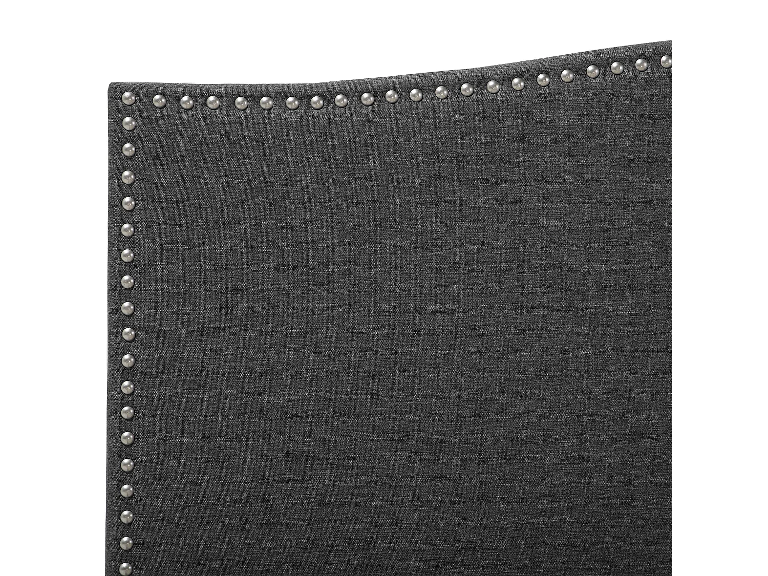 Bed Fabric MONTPELLIER 180 x 200 cm (EU Super King) Dark Grey
