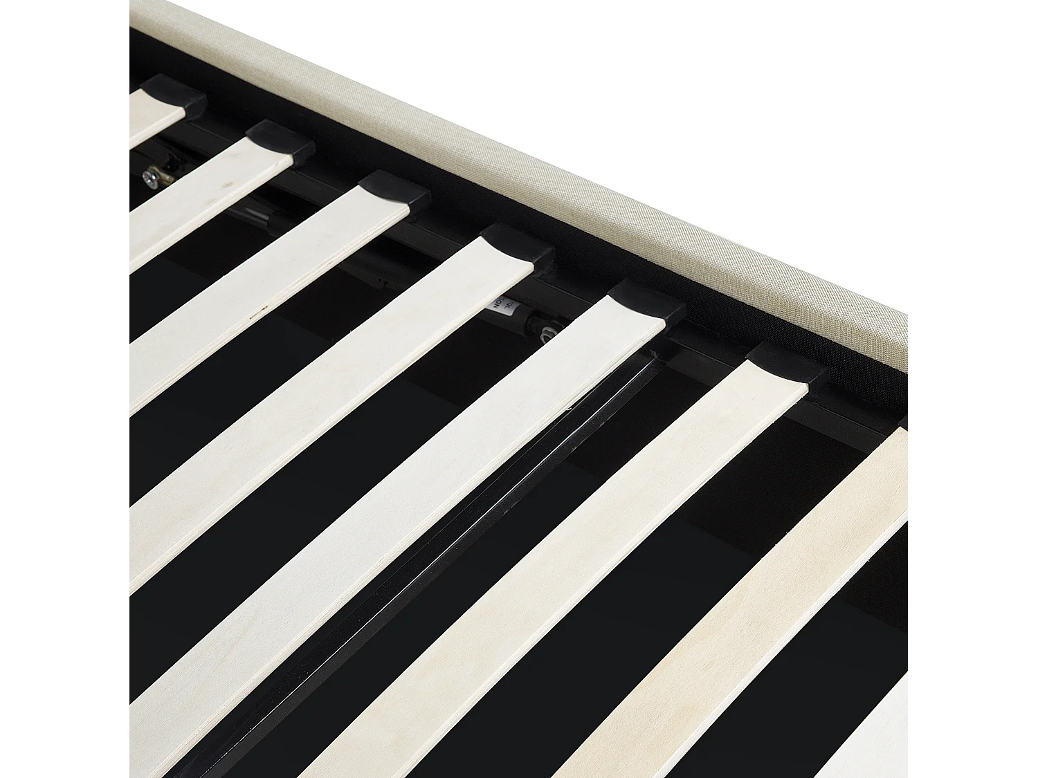 Cama baú Tecido ORBEY 180 x 200 cm Creme