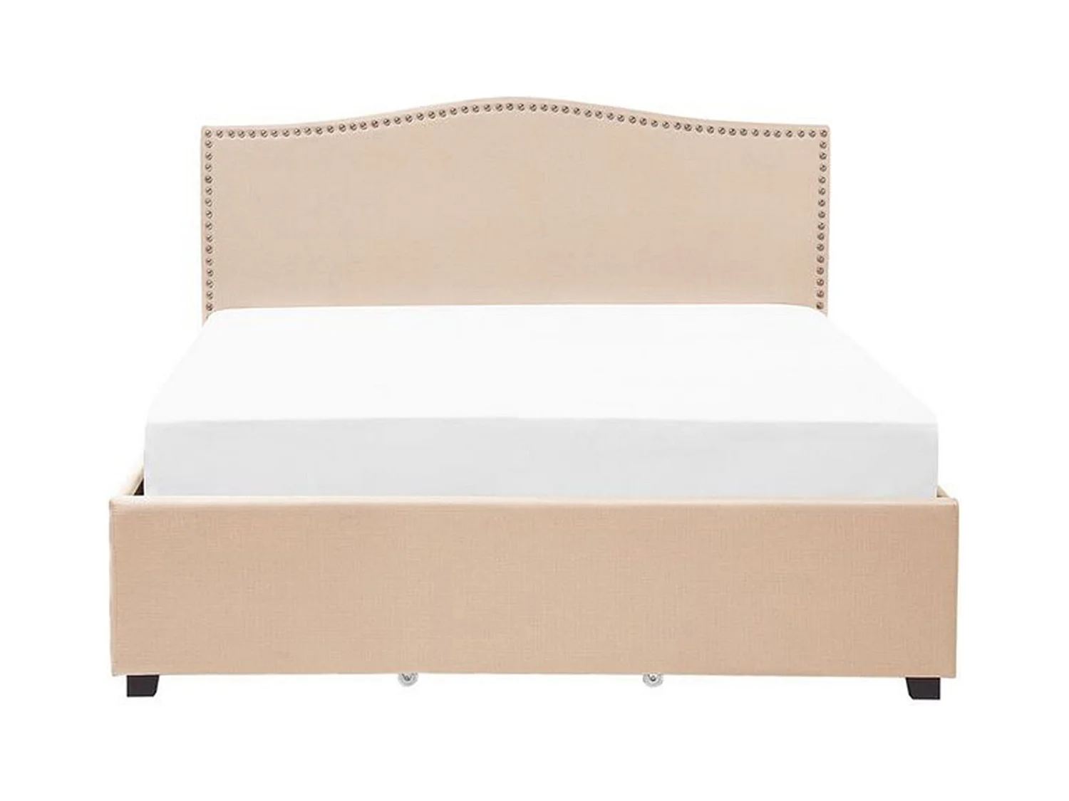 Cama con cajones Tela MONTPELLIER 180 x 200 cm Beige