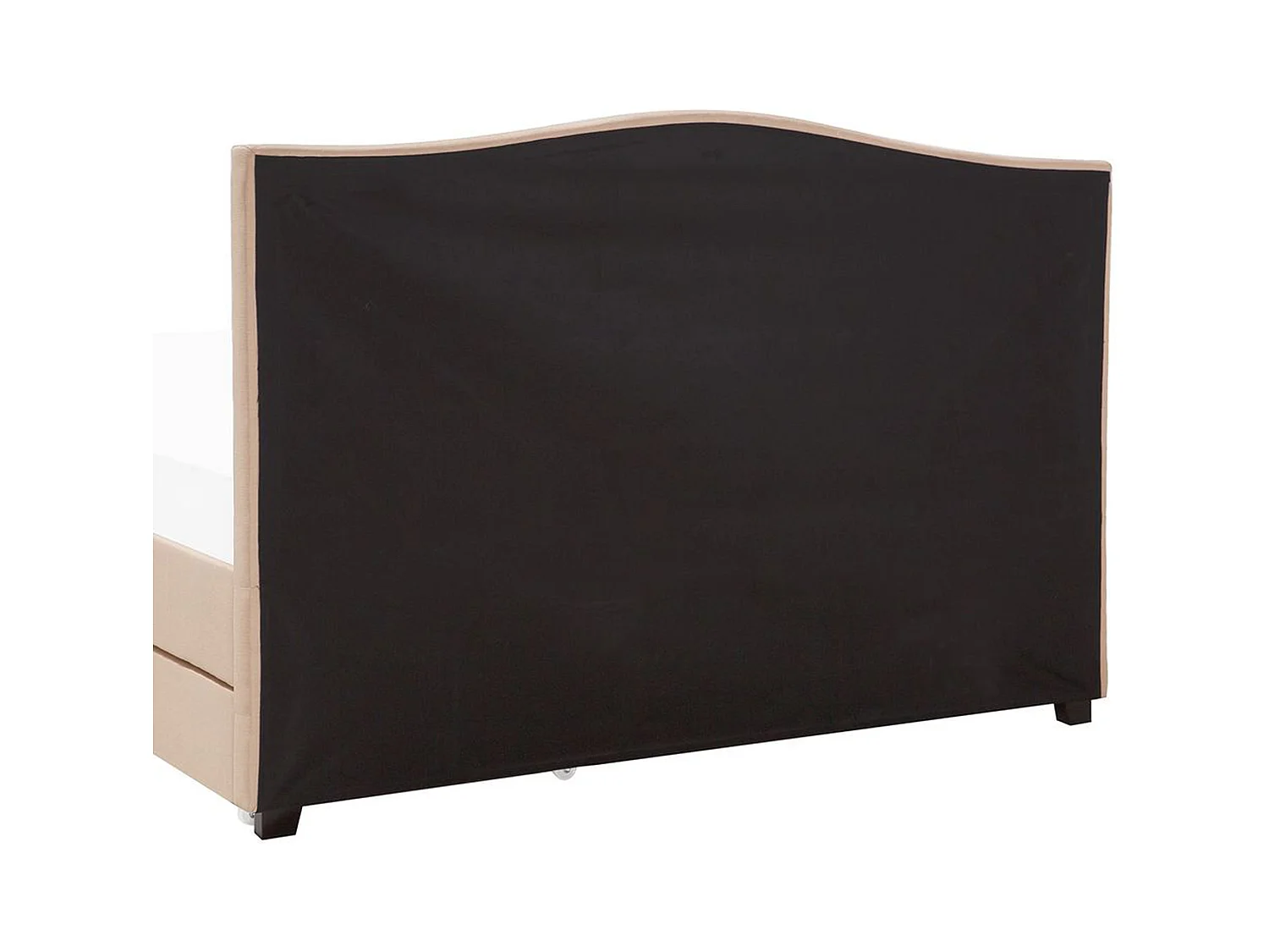 Cama con cajones Tela MONTPELLIER 180 x 200 cm Beige