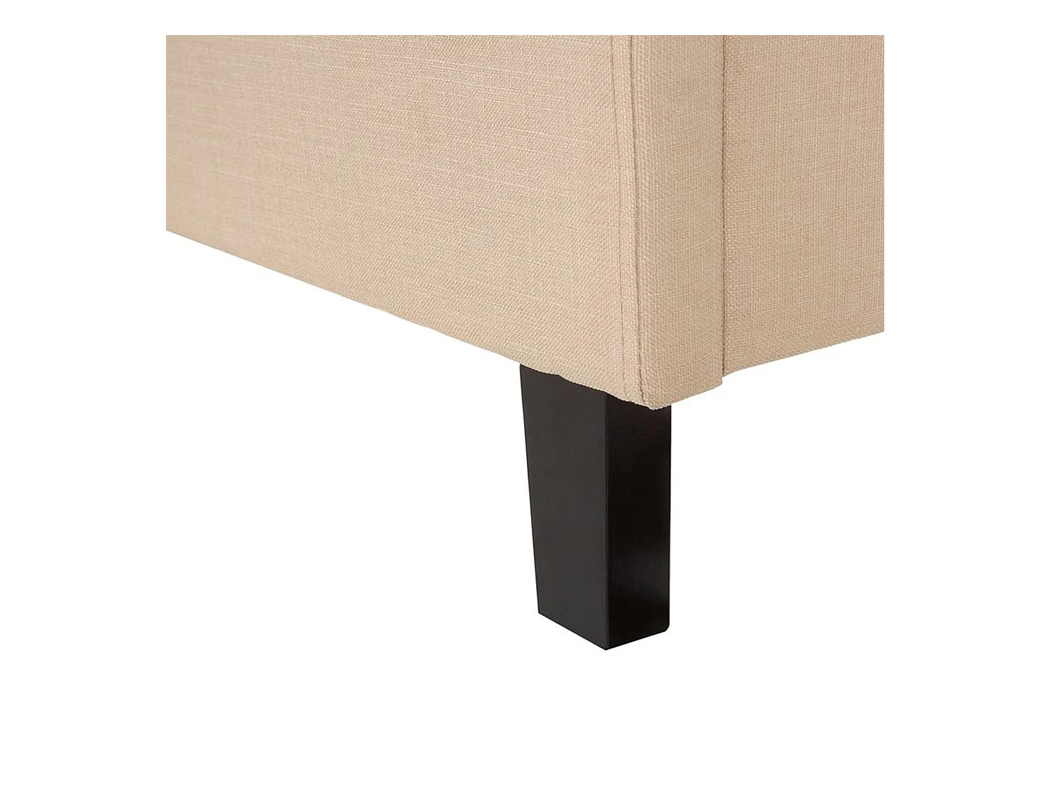 Lit avec sommier Tissu MONTPELLIER 180 x 200 cm Beige