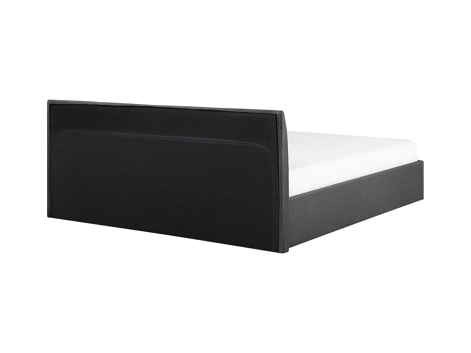 Cama con almacenaje Tela ORBEY 180 x 200 cm Gris