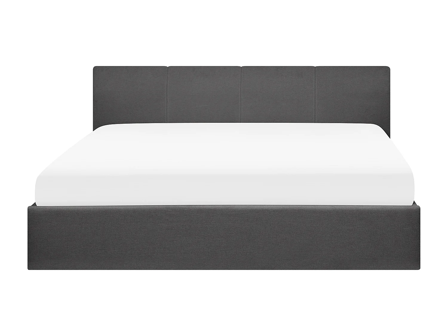 Bed met opbergruimte Stof ORBEY 180 x 200 cm Grijs