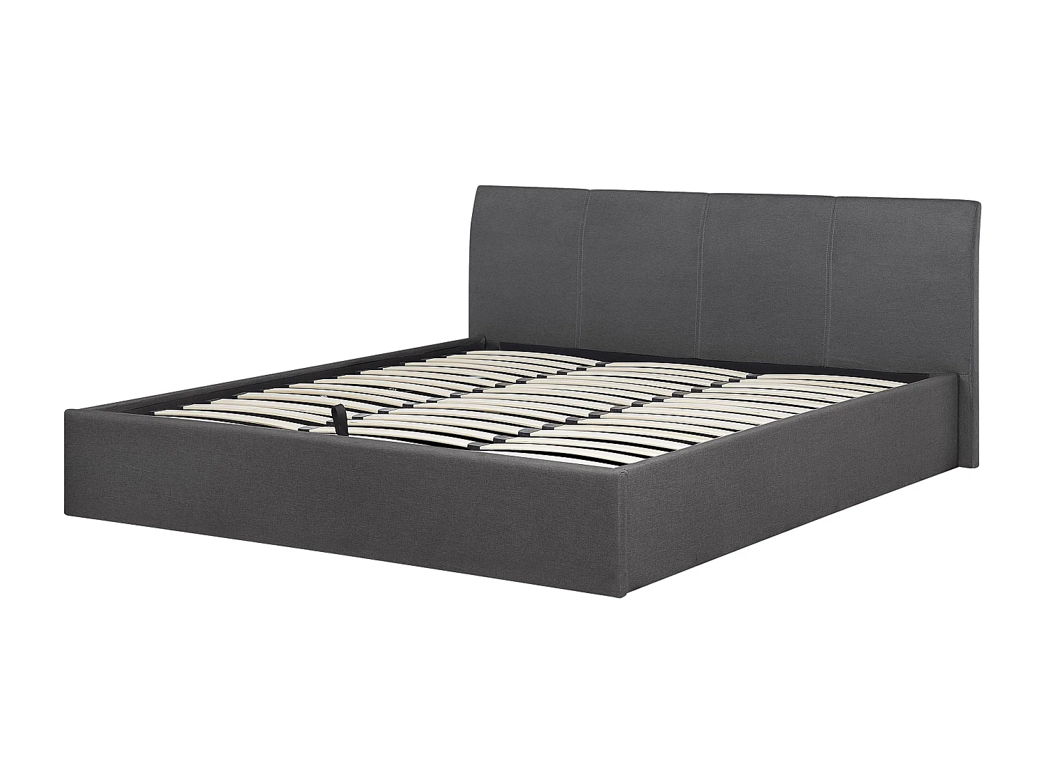 Bed met opbergruimte Stof ORBEY 180 x 200 cm Grijs