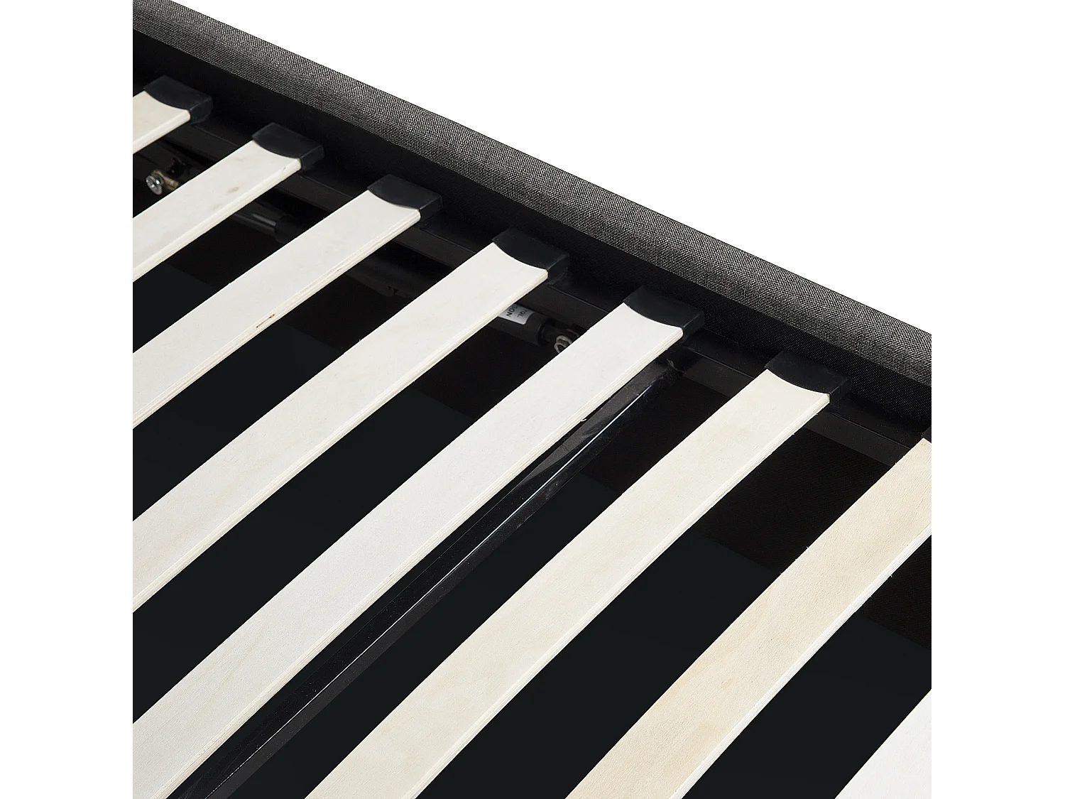 Bed met opbergruimte Stof ORBEY 180 x 200 cm Grijs