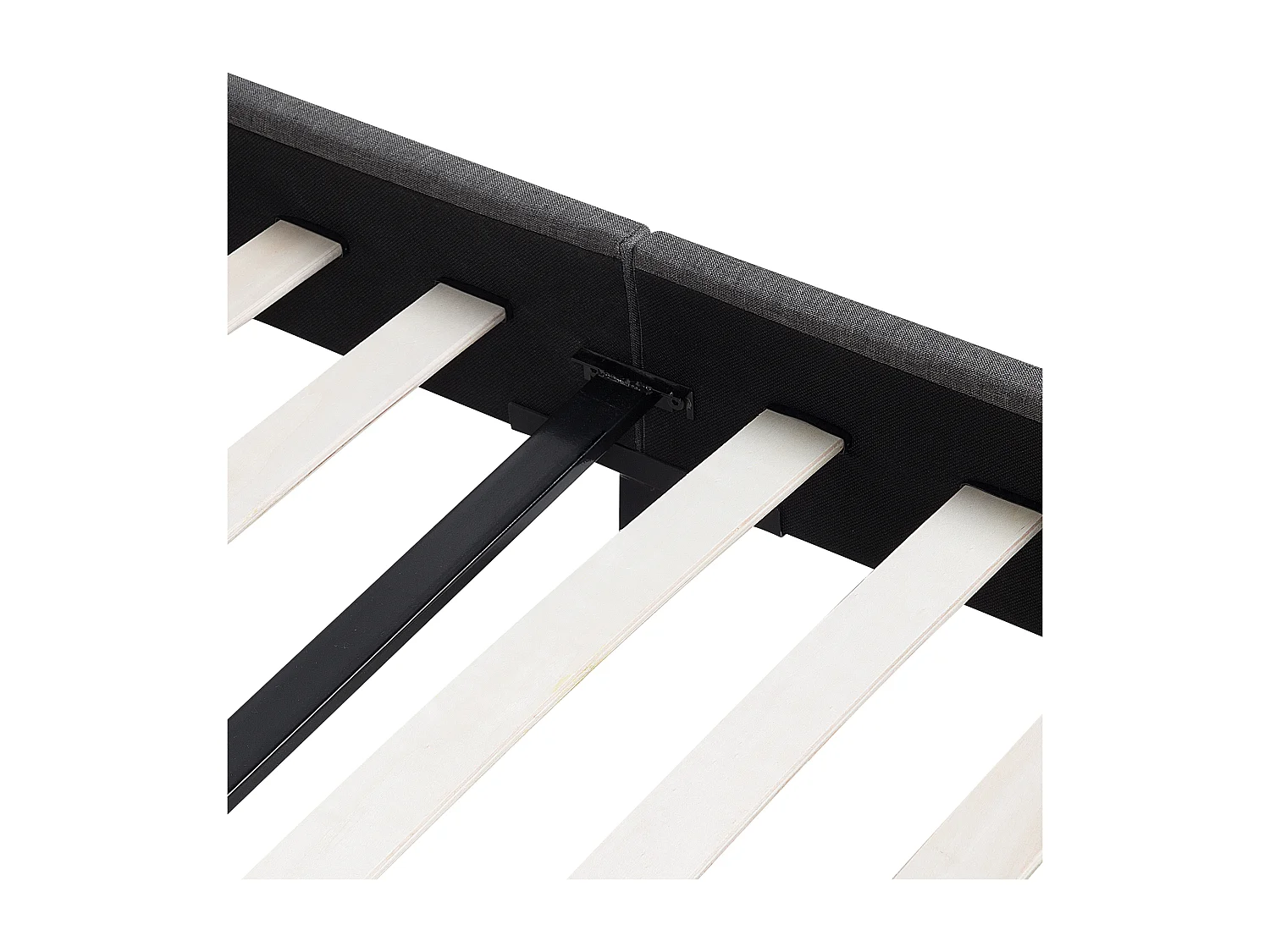 Bed Stof ALBI 160 x 200 cm Grijs