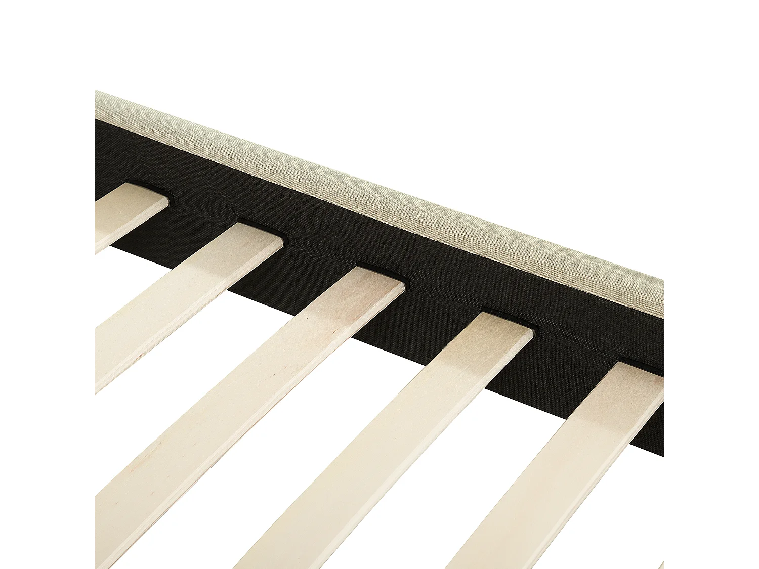 Bed Stof ALBI 180 x 200 cm Beige