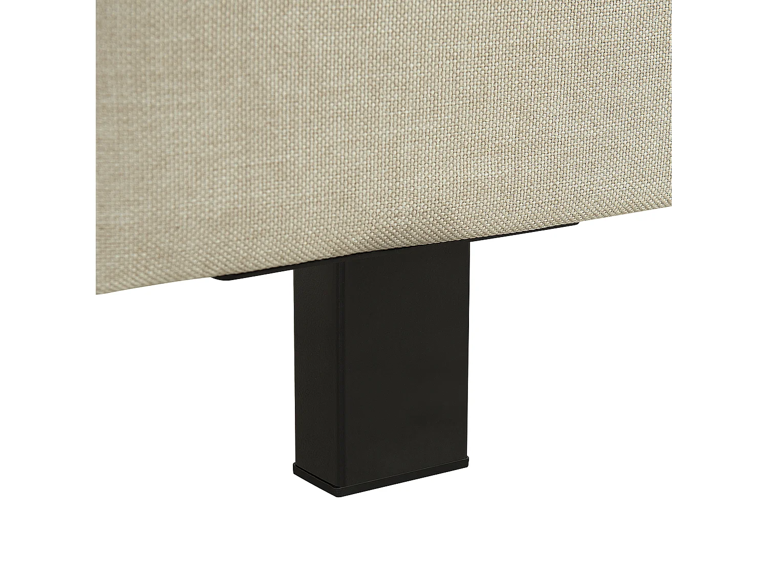 Lit avec sommier Tissu ALBI 180 x 200 cm Beige