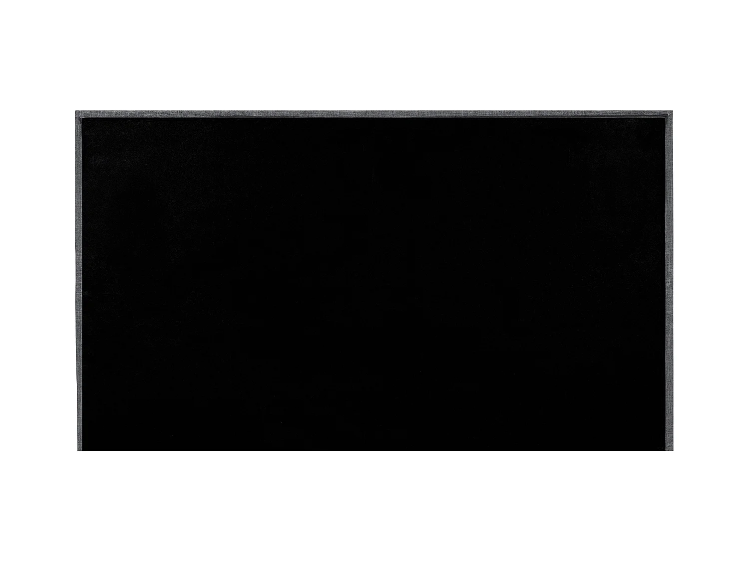 Bed Stof VALBONNE 180 x 200 cm Donkergrijs