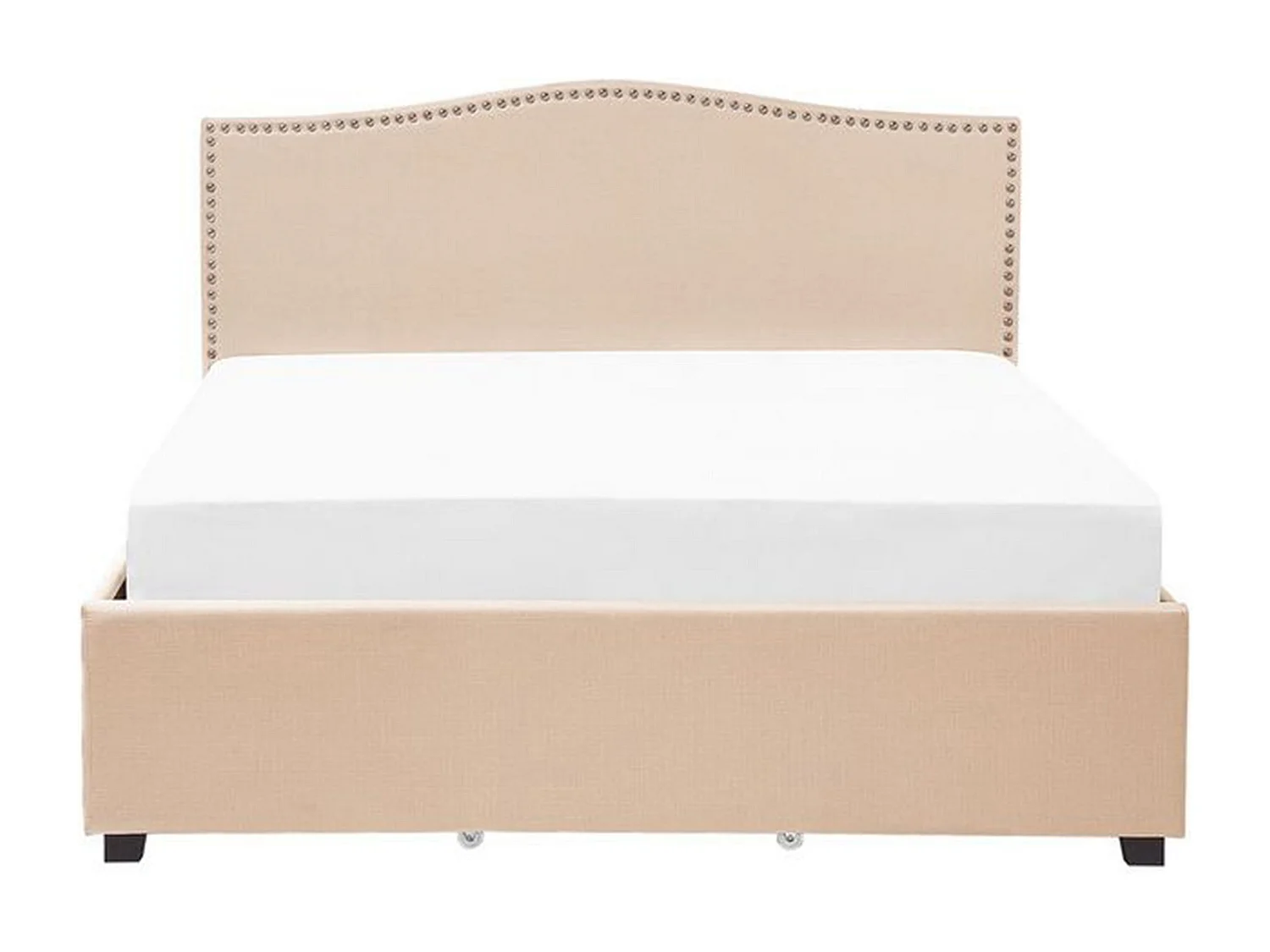 Bed met opbergladen Stof MONTPELLIER 160 x 200 cm Beige