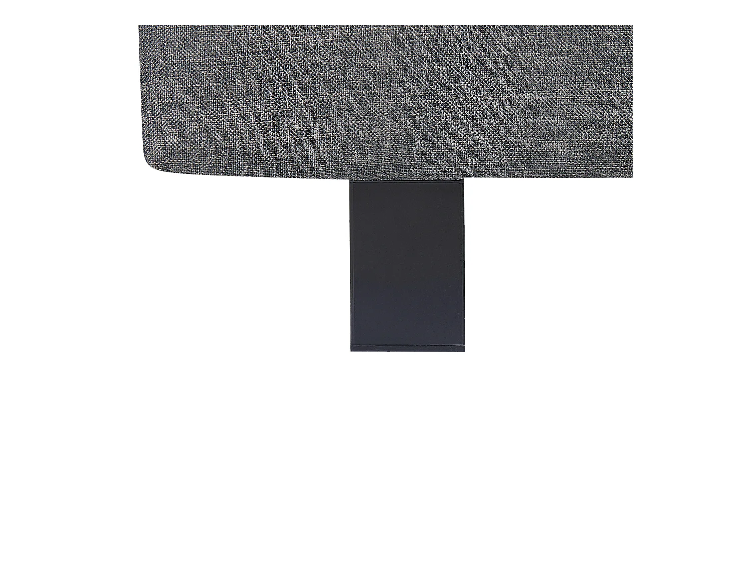 Lit avec sommier Tissu ALBI 180 x 200 cm Gris