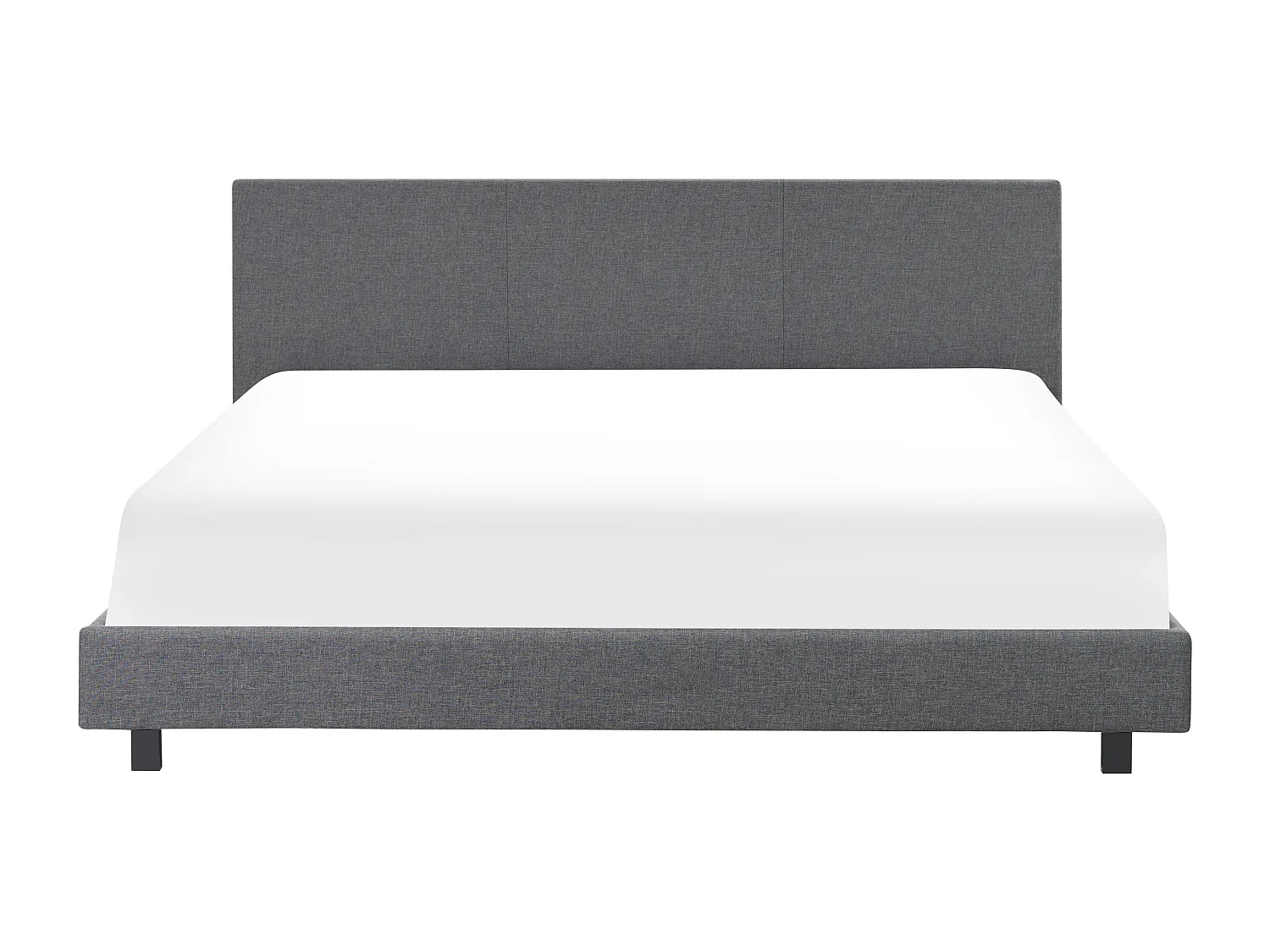 Bed Stof ALBI 180 x 200 cm Grijs