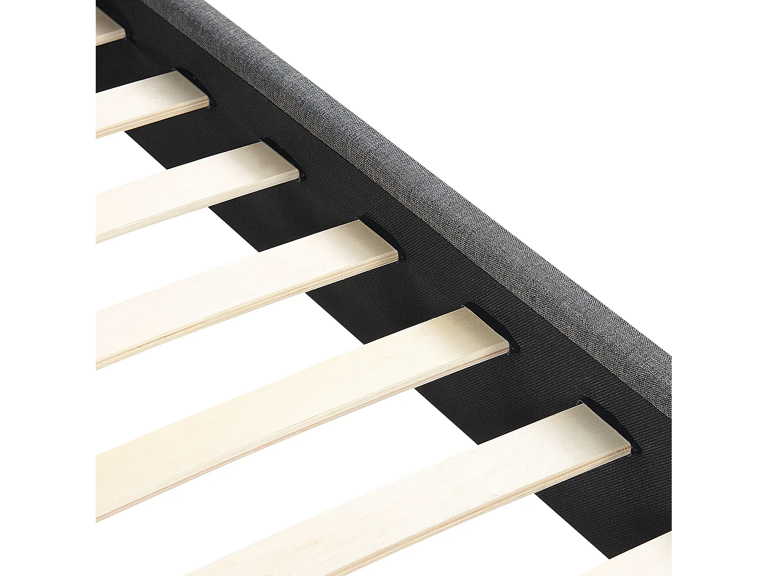 Bed Stof ALBI 180 x 200 cm Grijs