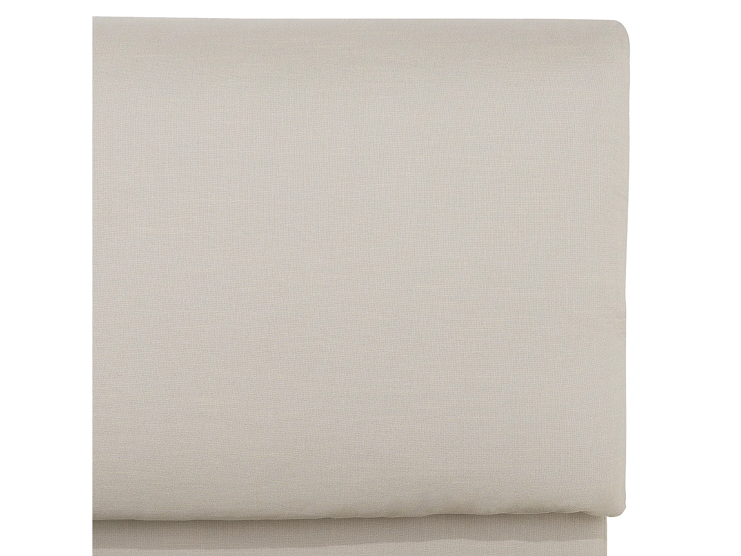 Lit avec sommier Tissu BELFORT 140 x 200 cm Beige clair