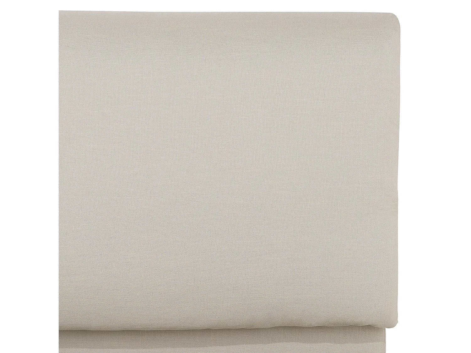 Lit avec sommier Tissu BELFORT 140 x 200 cm Beige clair