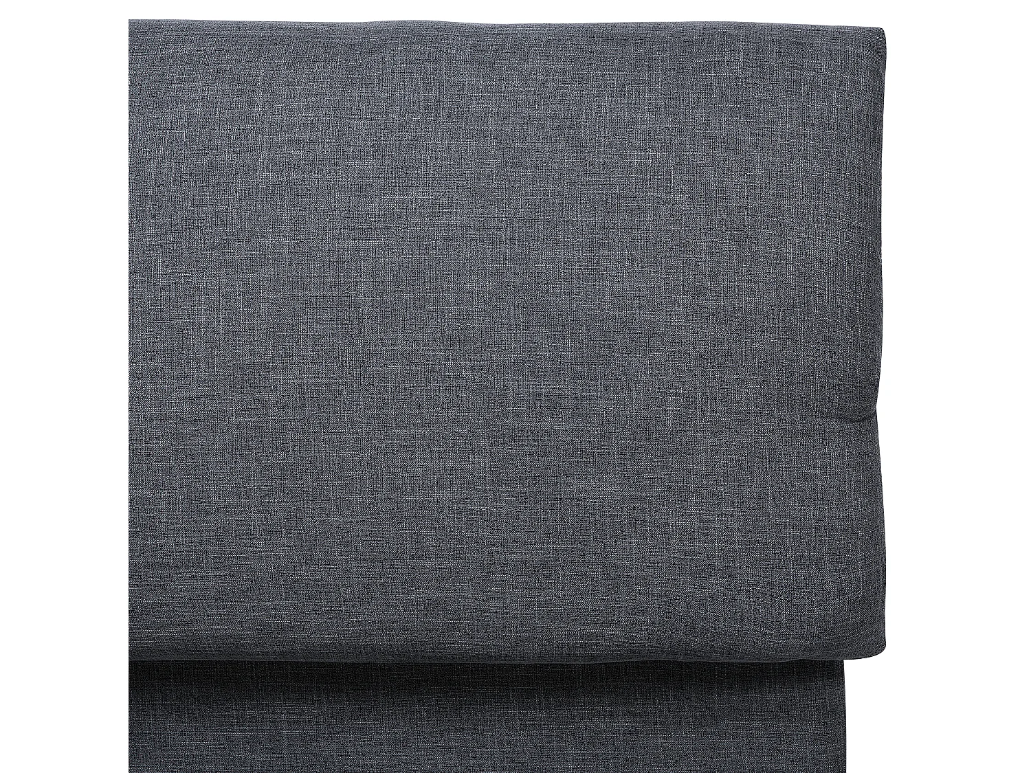 Lit avec sommier Tissu BELFORT 180 x 200 cm Gris foncé