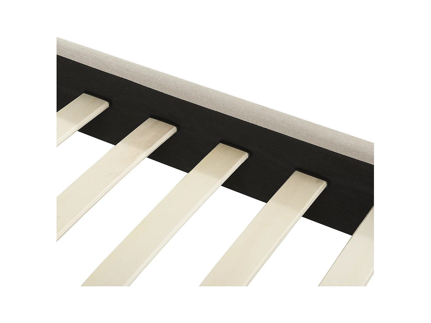 Bed Stof ALBI 160 x 200 cm Beige