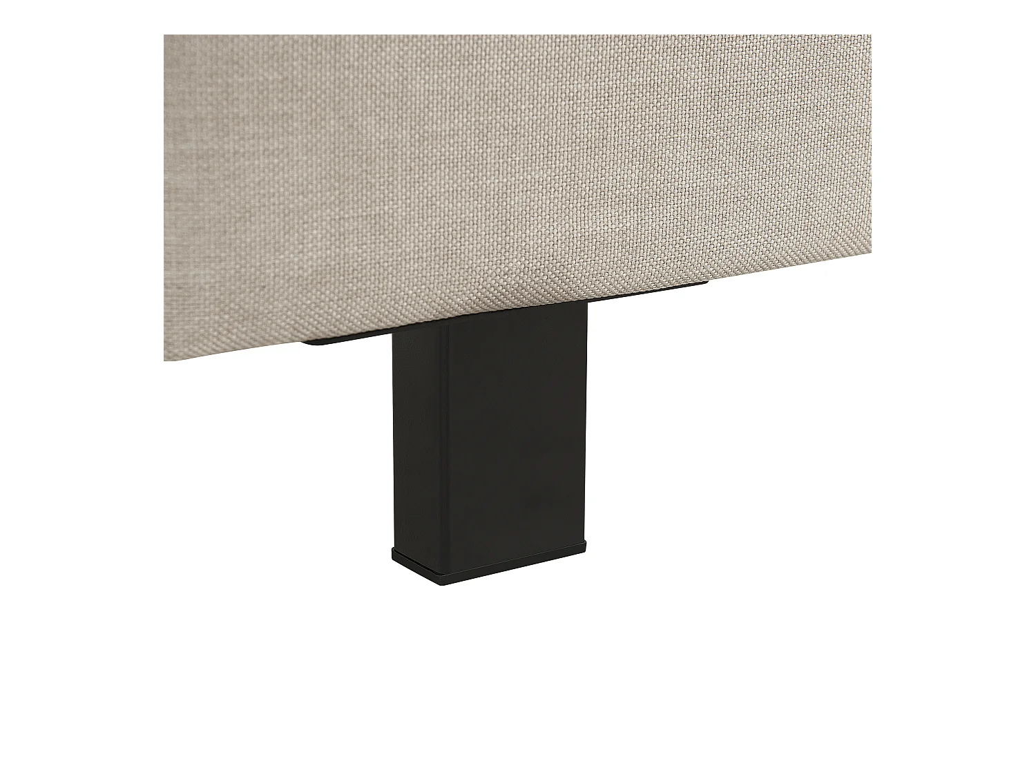 Bed Stof ALBI 160 x 200 cm Beige