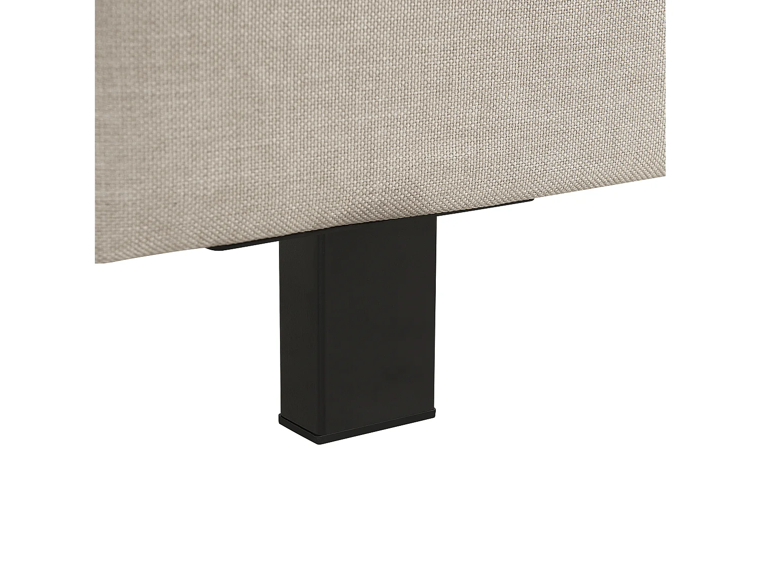 Bed Stof ALBI 160 x 200 cm Beige