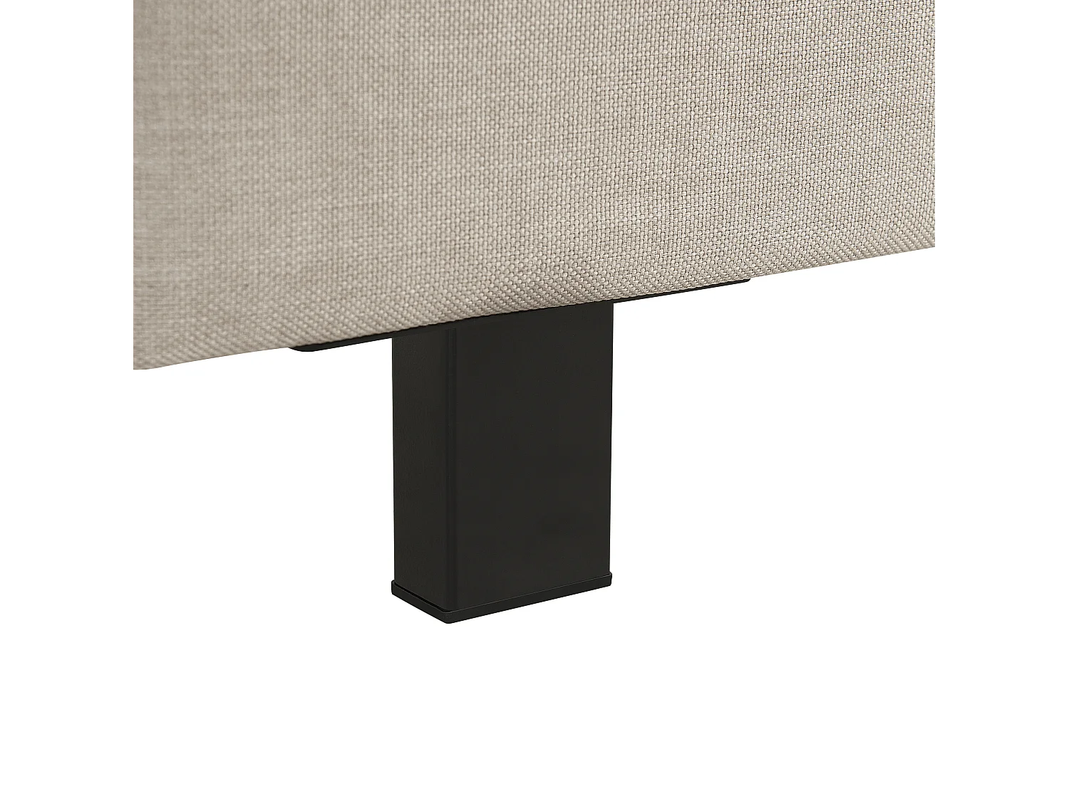 Bed Stof ALBI 160 x 200 cm Beige