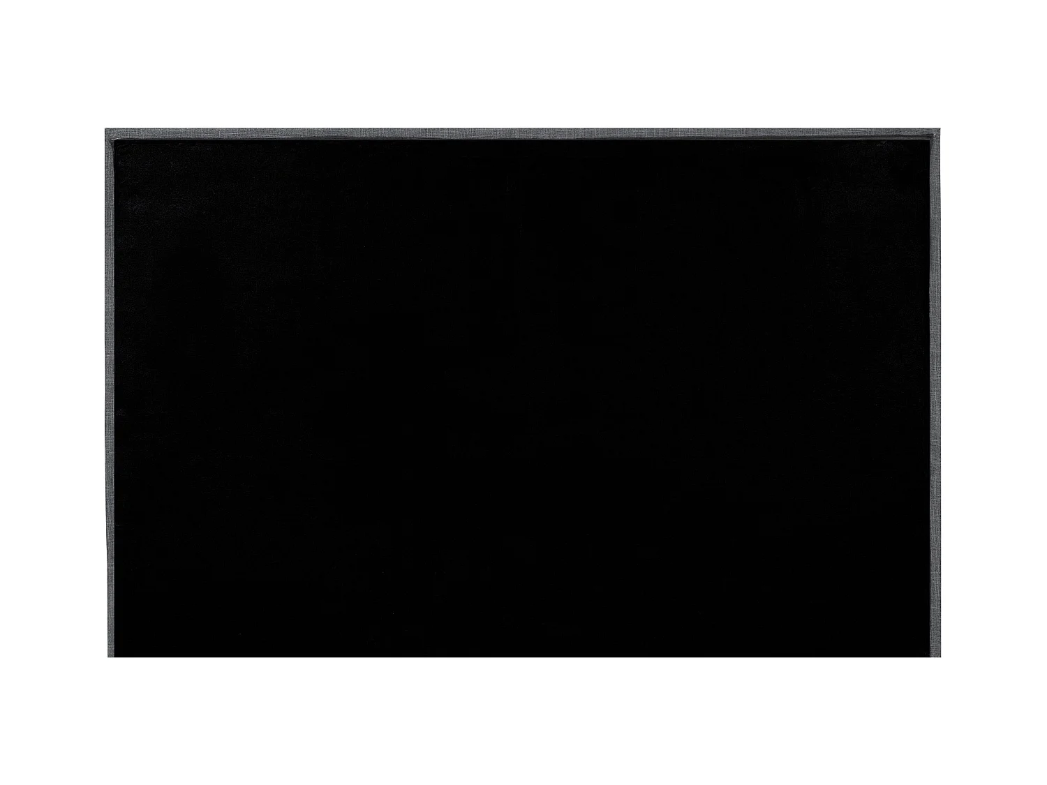 Lit avec sommier Tissu VALBONNE 160 x 200 cm Gris foncé