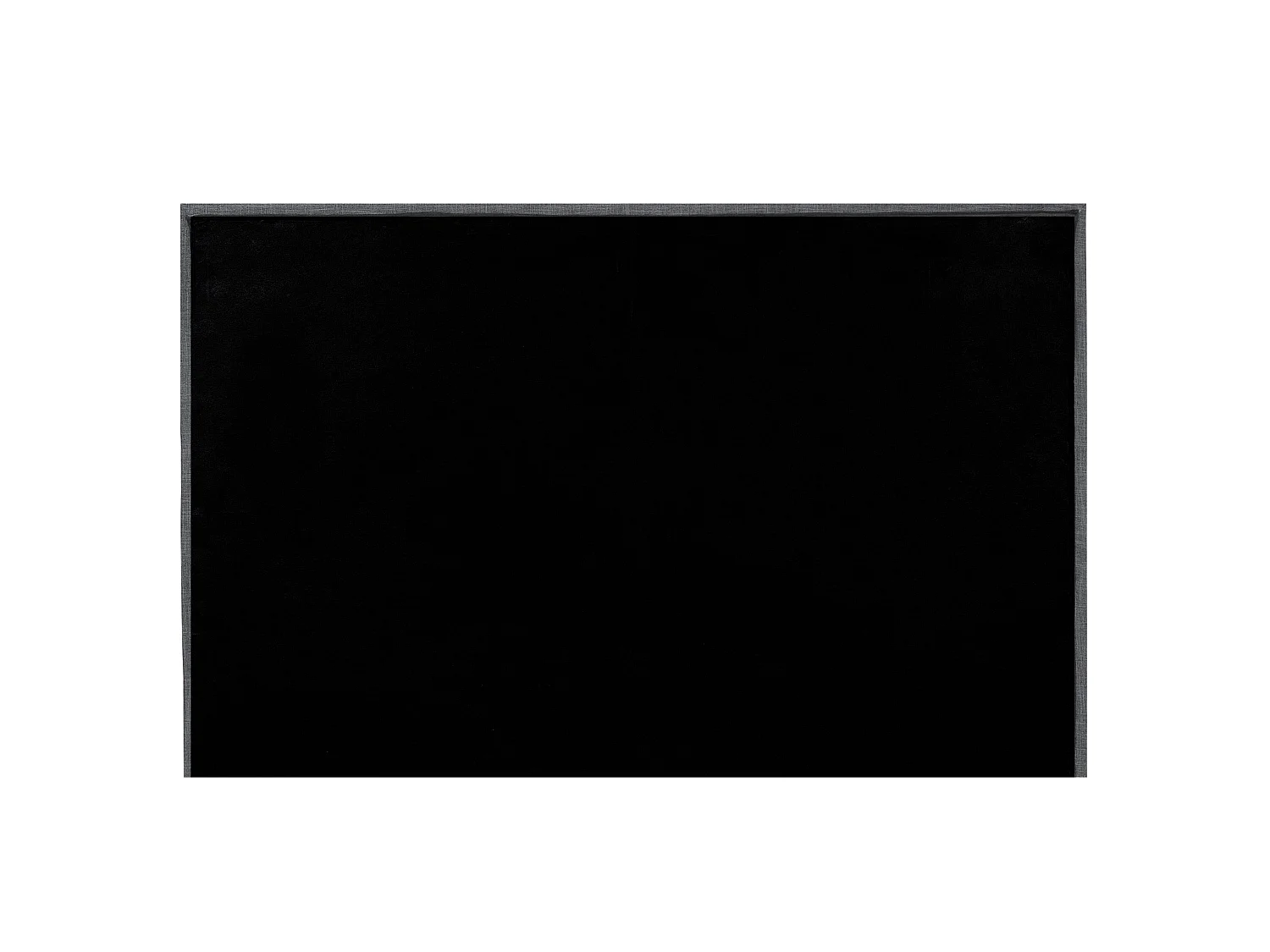 Bed Fabric VALBONNE 160 x 200 cm (EU King Size) Dark Grey