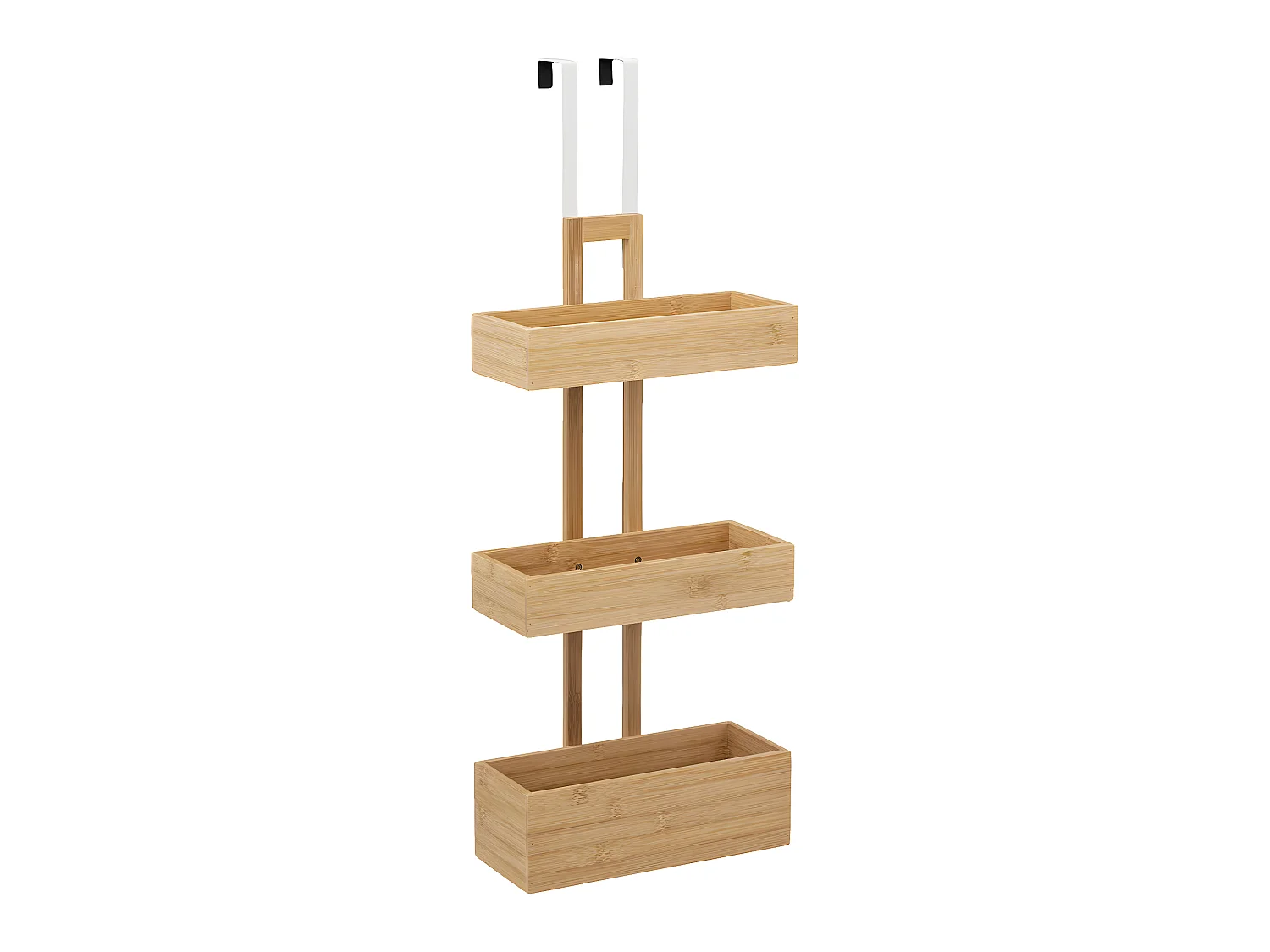Étagère de porte 3 niveaux en Bambou H 74,7 cm