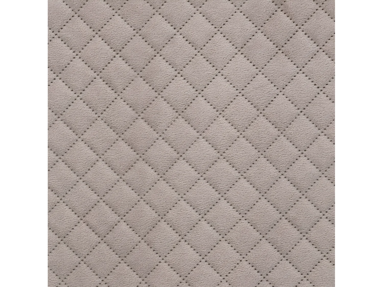 2 en 1 Pouf et Coffre de rangement en velours Beige Lin 31 x 31 cm