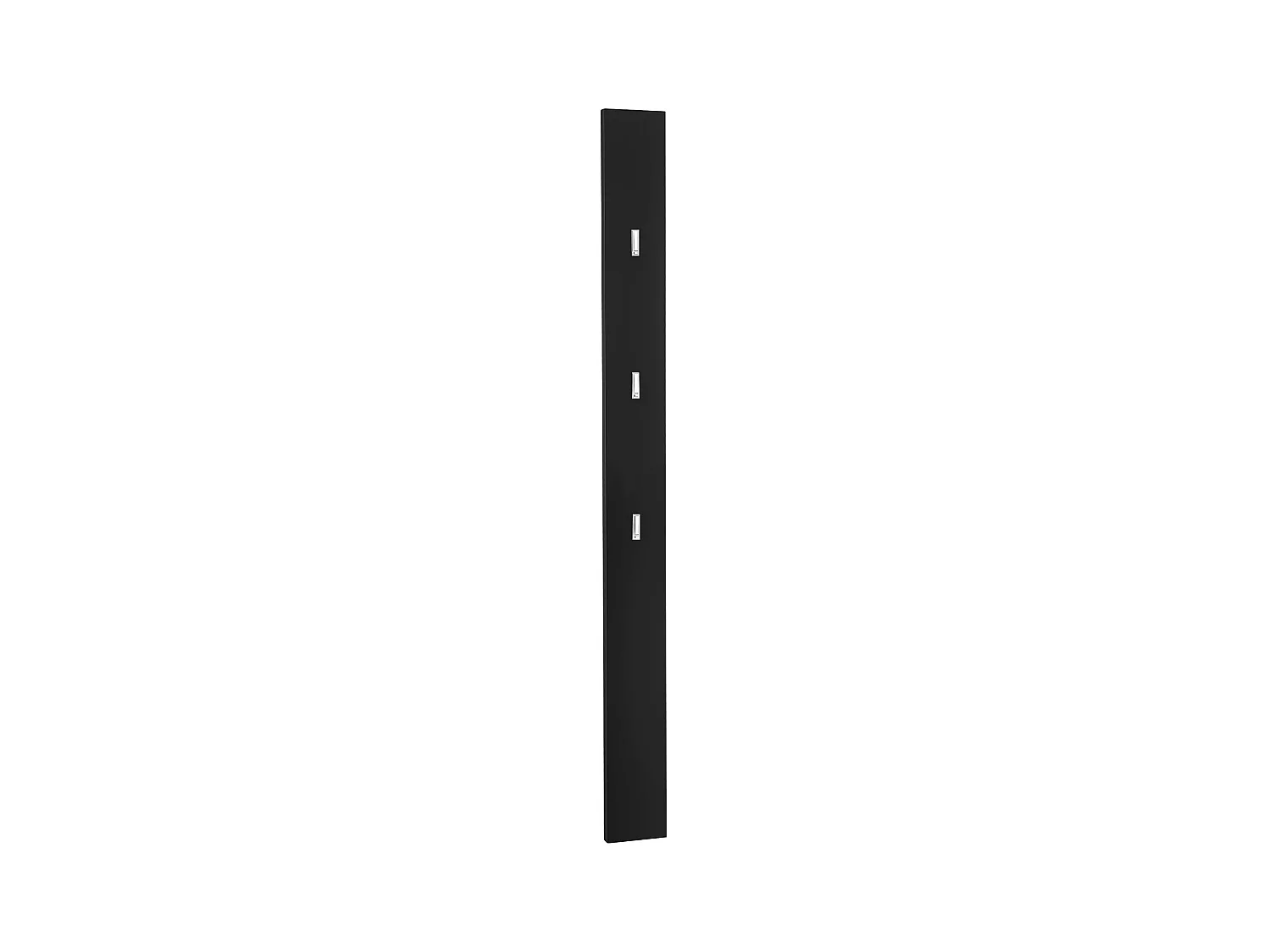 Armadio 170 cm appendiabiti da parete nero pannello a muro 03_0002145