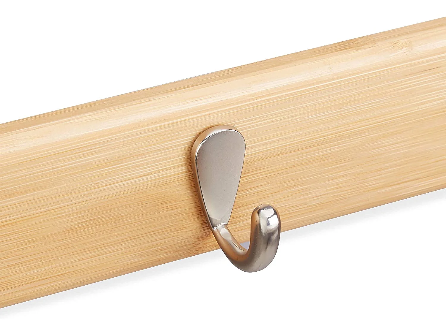 Perchero de pared de bambú con 4 ganchos 13_0002204