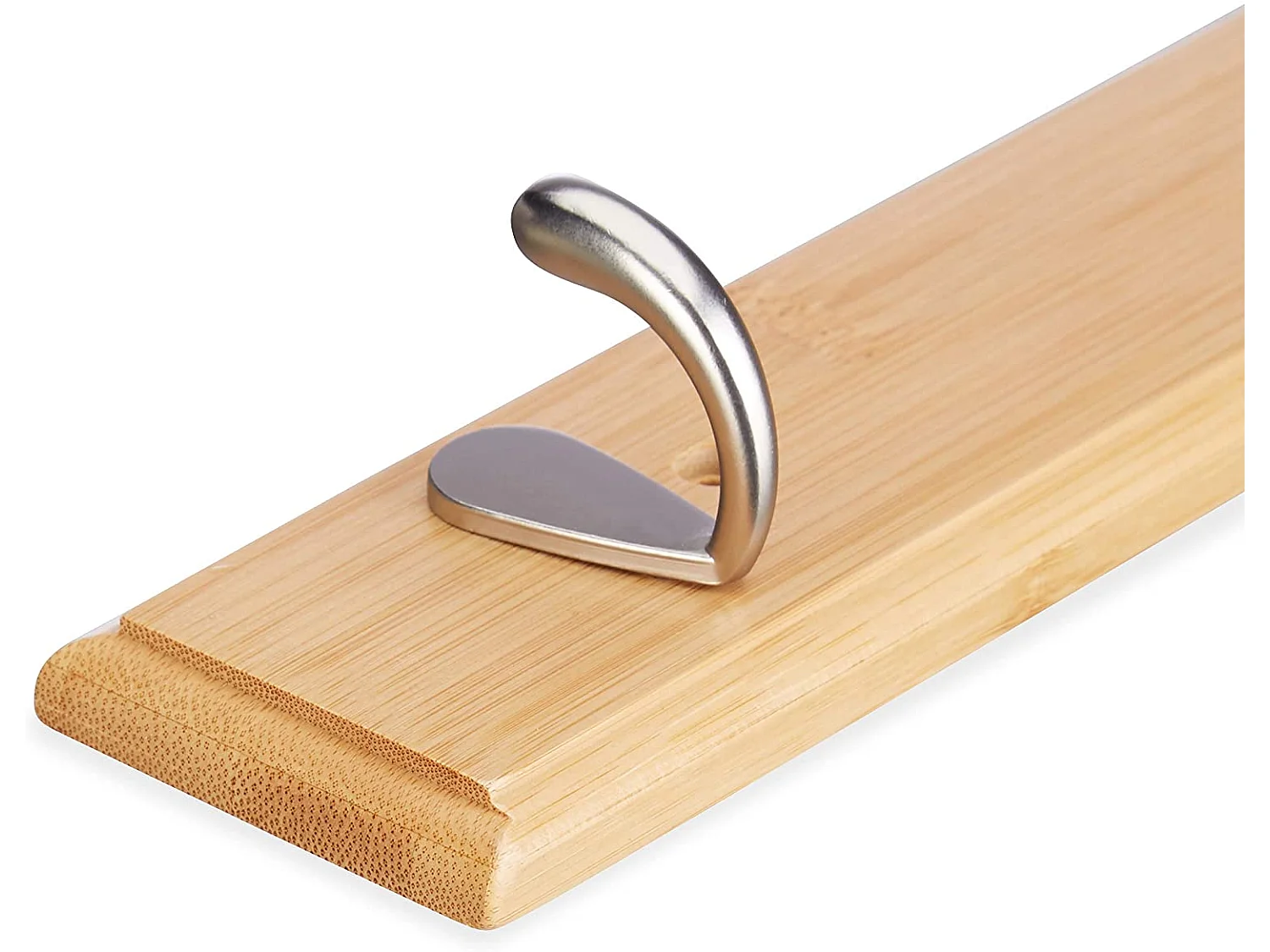 Perchero de pared de bambú con 4 ganchos 13_0002204