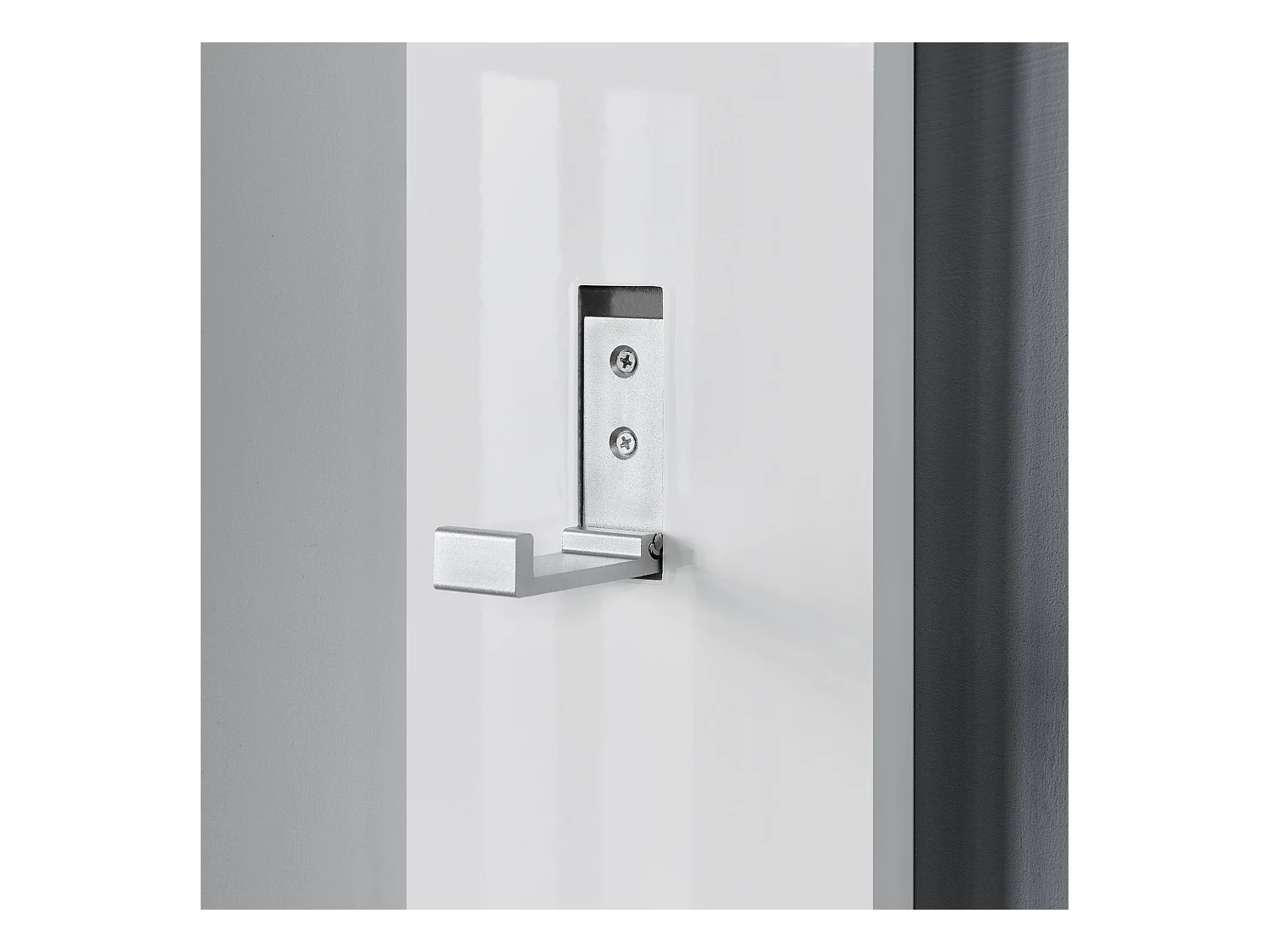 Porte manteaux garde robe blanche 170 x 15 x 2.5 cm 03_0002143