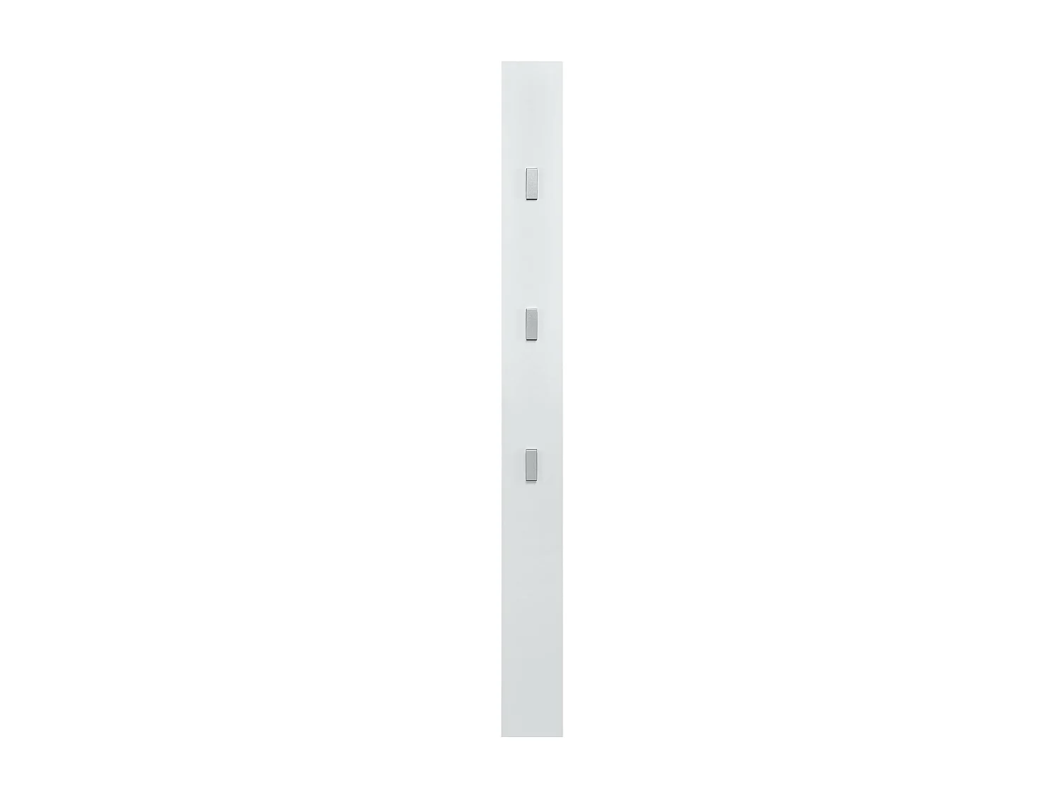 Perchero para armario 170 cm ganchos para ropa de pared panel de pared blanco 03_0002143