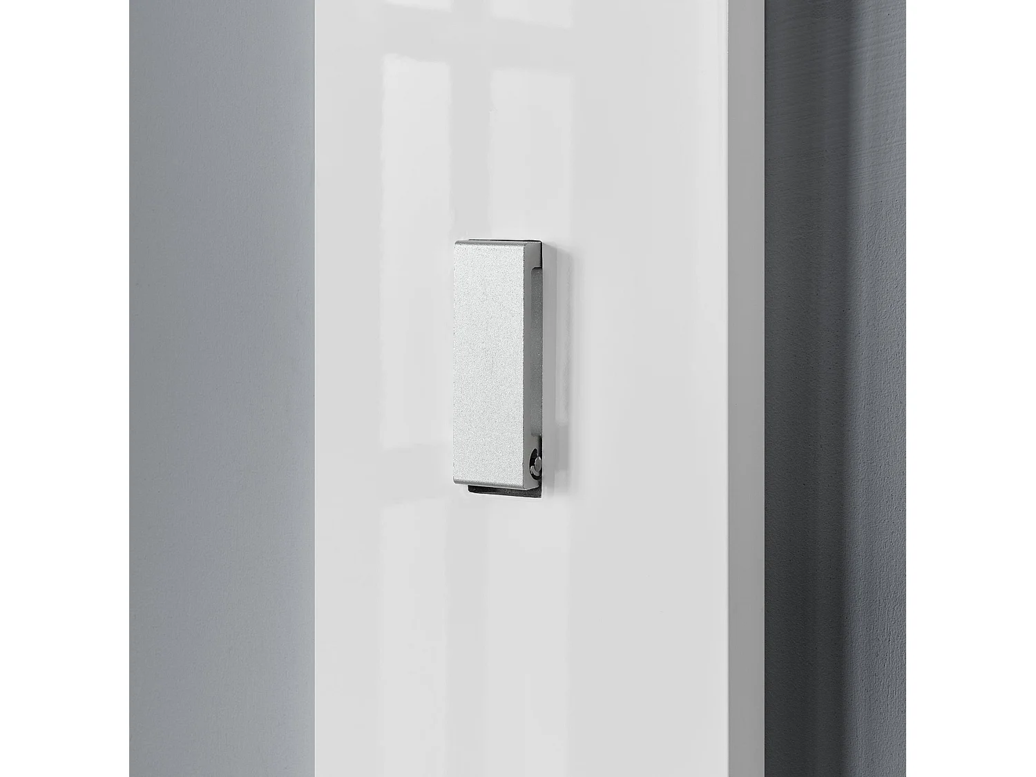 Perchero para armario 170 cm ganchos para ropa de pared panel de pared blanco 03_0002143