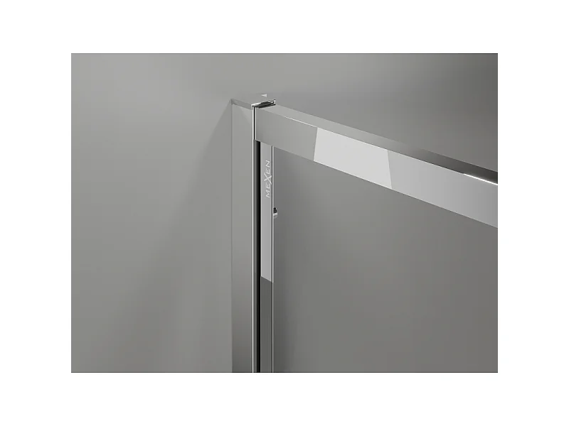 Mexen Exo Duschkabine verschiebbar 160 x 75 cm, transparent, chrom - 8151-160-075-01-00