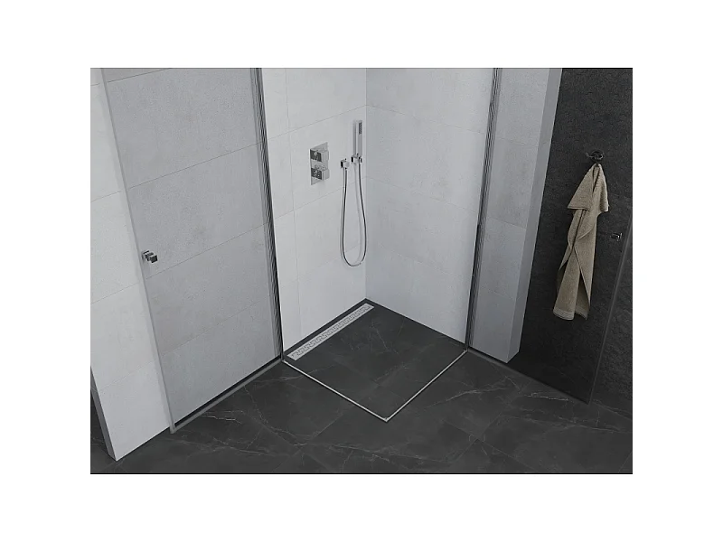 Mexen Pretoria Duo svingdør brusekabine 80 x 80 cm, transparent, krom - 852-080-080-02-00