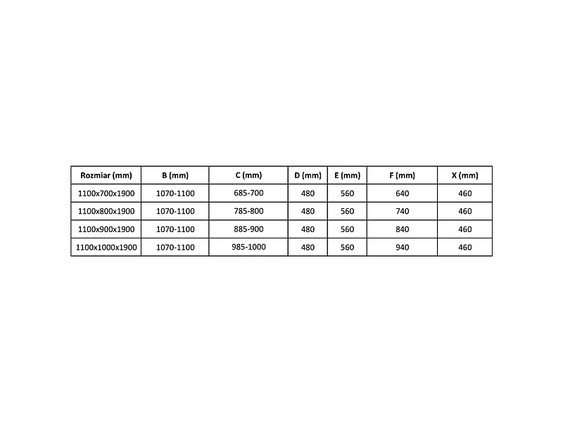 Mexen Apia schuifdouchecabine 110 x 80 cm, transparant, zwart + Flat douchebak, zwart - 840-110-080-70-00-4070B