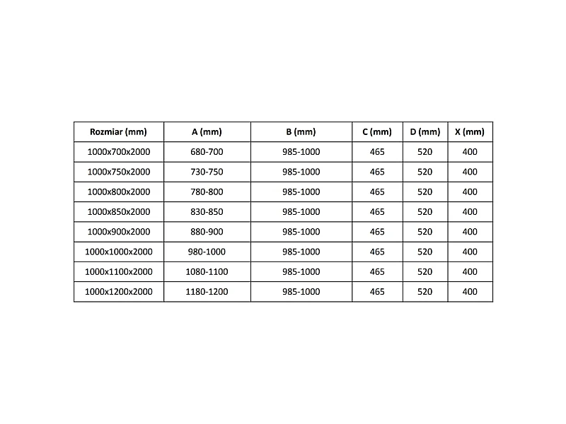 Mexen Velar extendable shower cubicle 100 x 90 cm, transparent, brushed copper - 871-100-090-01-65